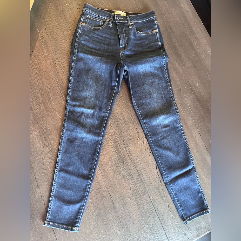 Madewell Dark Blue Skinny Jeans